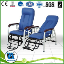Mesa de comedor mesa trasera ajustable silla de infusión médica con soporte